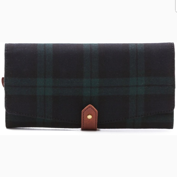 Madewell Handbags - Madewell Jewelry Roll - Dark Plaid